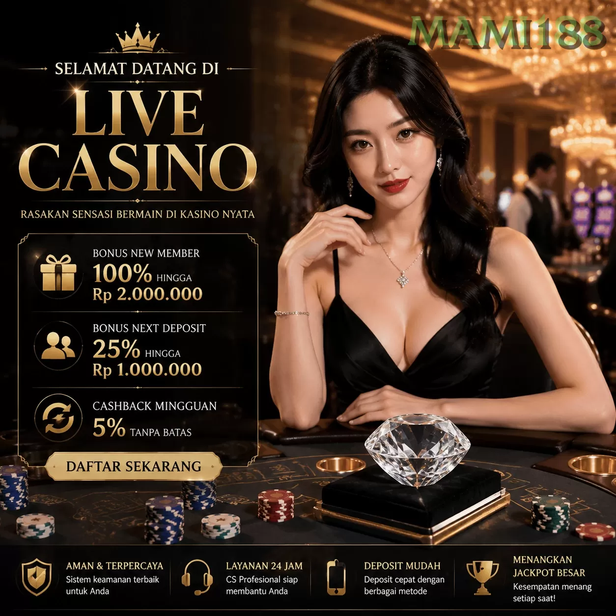 BONUS GARANSI KEKALAHAN SALDO KEMBALI 100_ promotion image